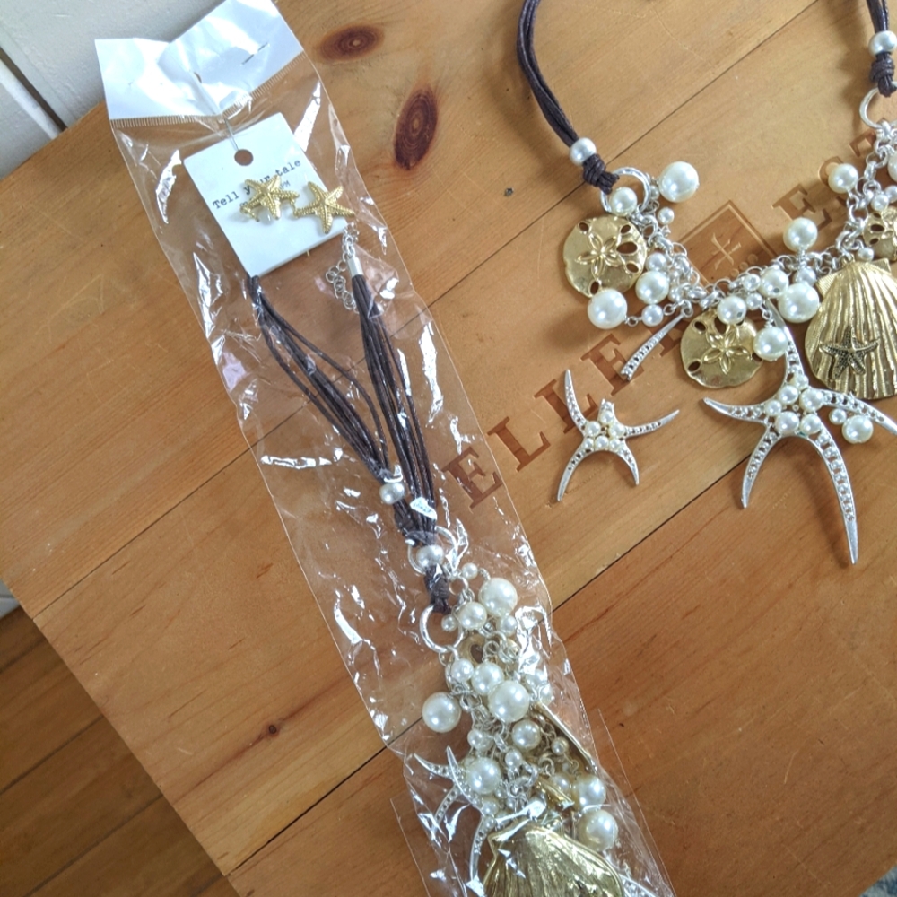 🟣Pearl & Shell necklace - Picture 12 of 12